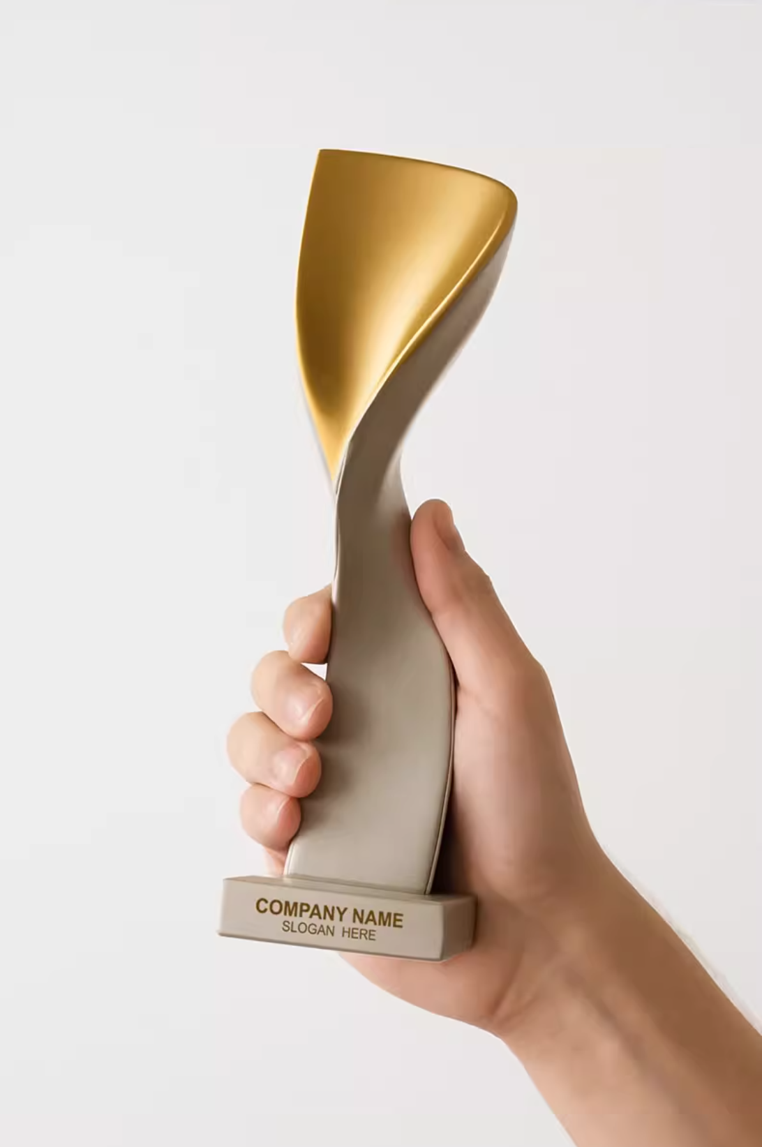 Custom-made logo commemorative trophy