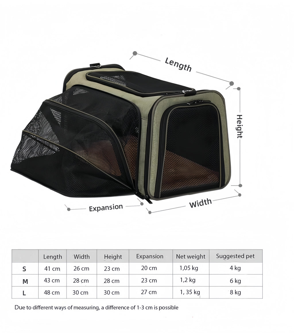 Expandable Pet Carrier for Cats and Small Dogs - image 12