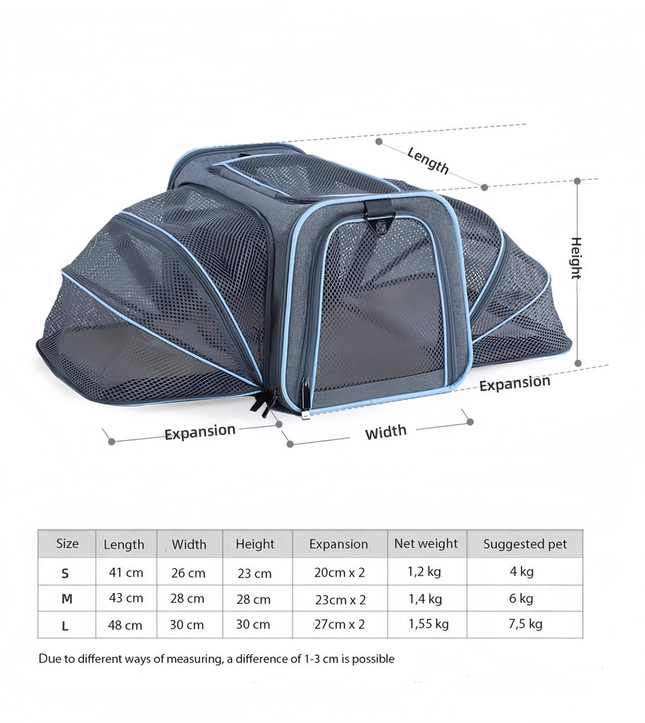 Expandable Pet Carrier for Cats and Small Dogs - image 13