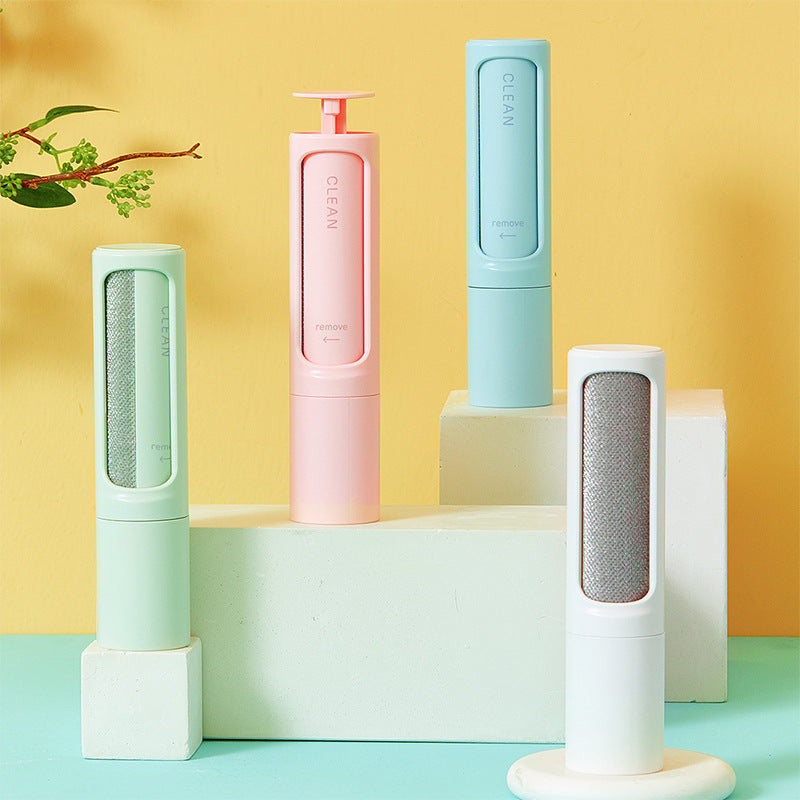 2-1 Reusable Pet Hair Remover Brush Lint Roller Portable Effective Self Cleaning Tool for Cat Dog Fur Hair Dust Removal Brush - image 1