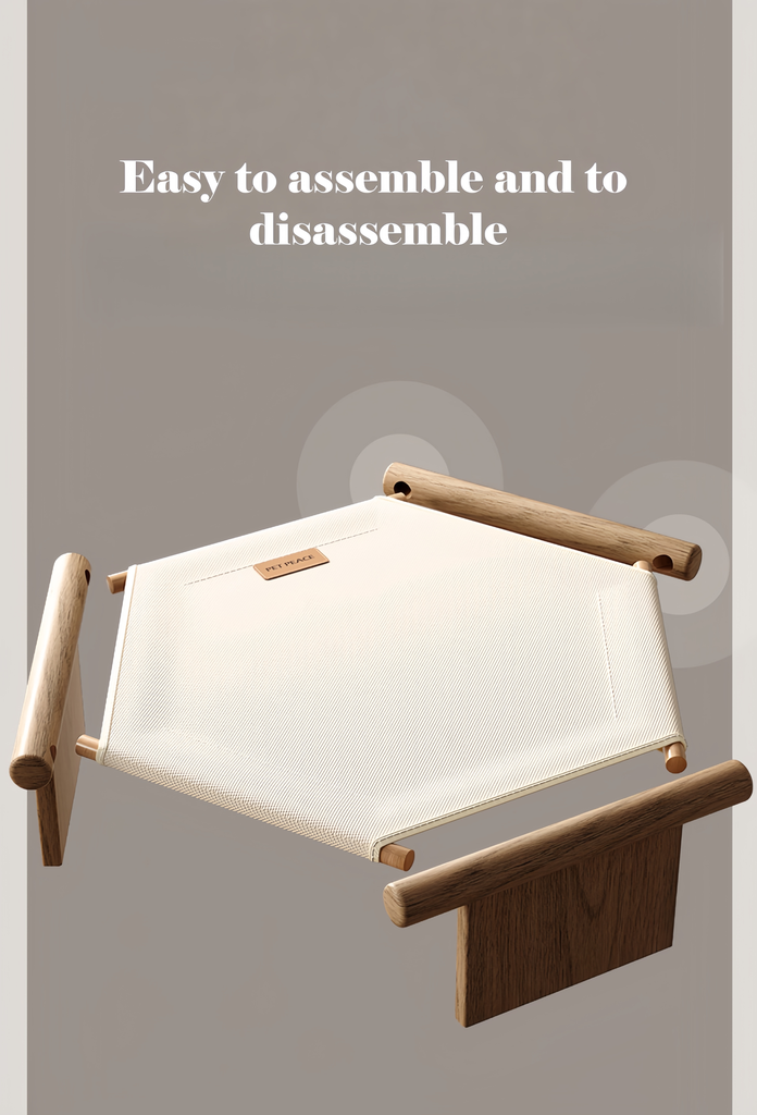 Elevated Wooden Pet Bed for Dogs & Cats - image 11