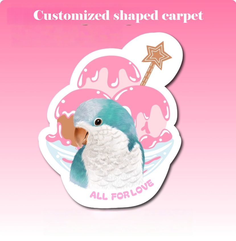 Customised Shaped Pet Carpet – Unique Design for Cats & Dogs