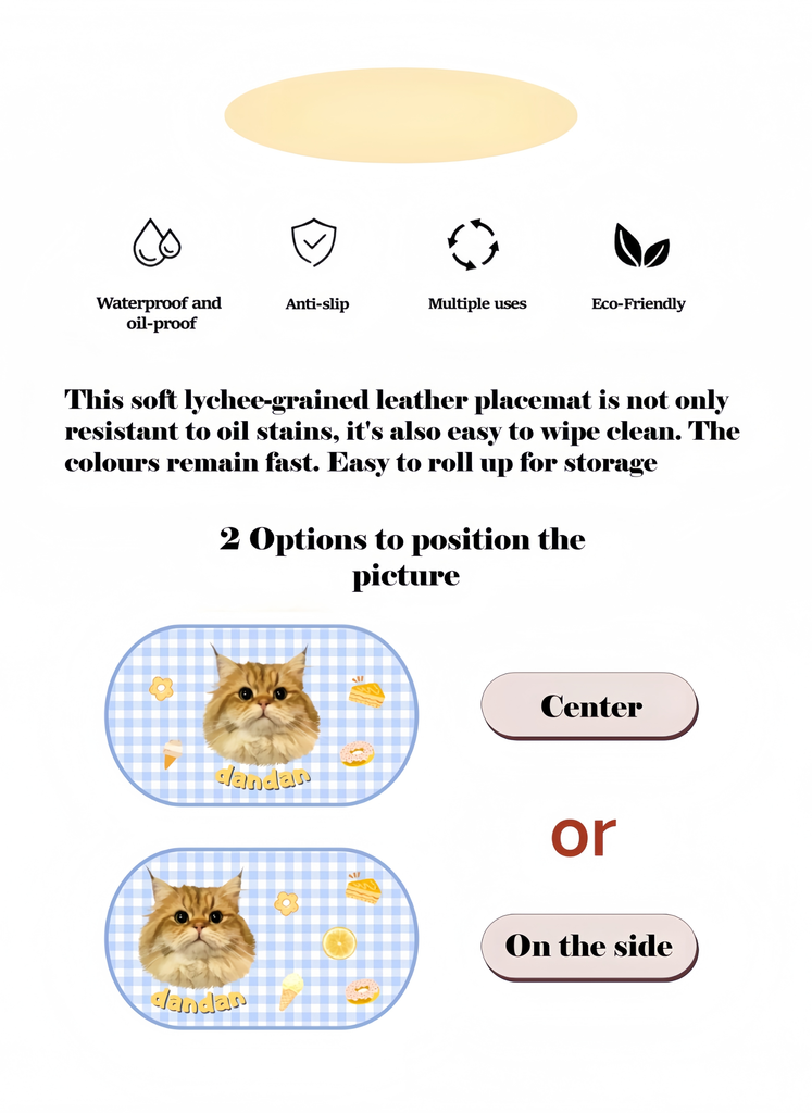 Personalised Pet Placemats | Durable Customized Placemats by Lusa Life - image 5