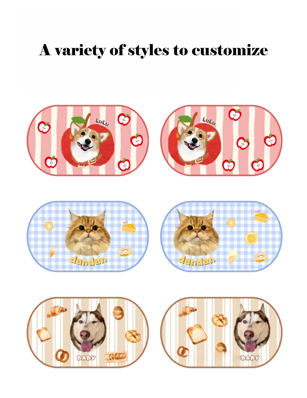 Personalised Pet Placemats | Durable Customized Placemats by Lusa Life - image 1