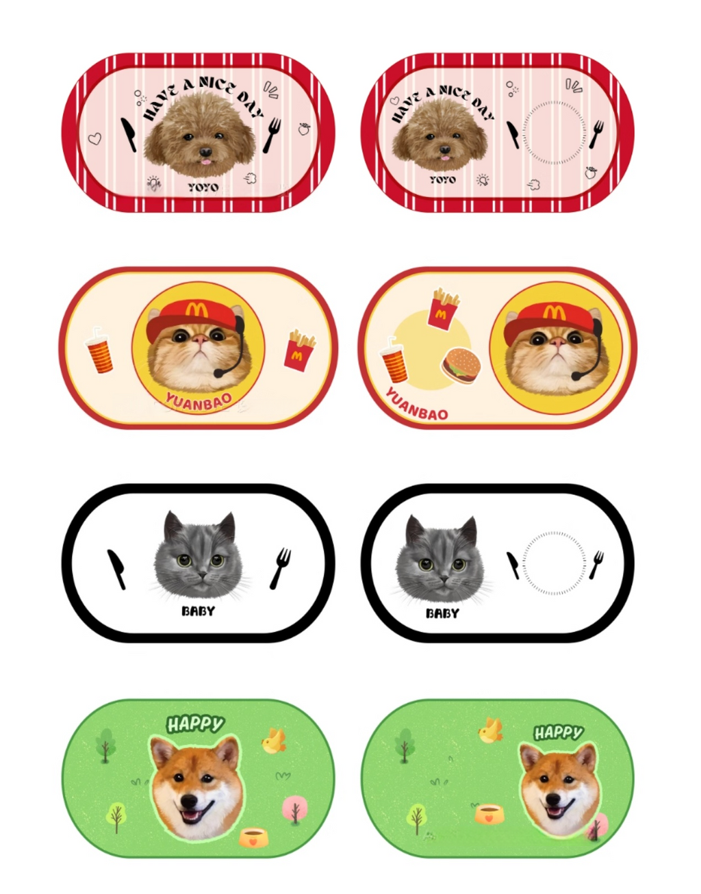 Personalised Pet Placemats | Durable Customized Placemats by Lusa Life - image 2