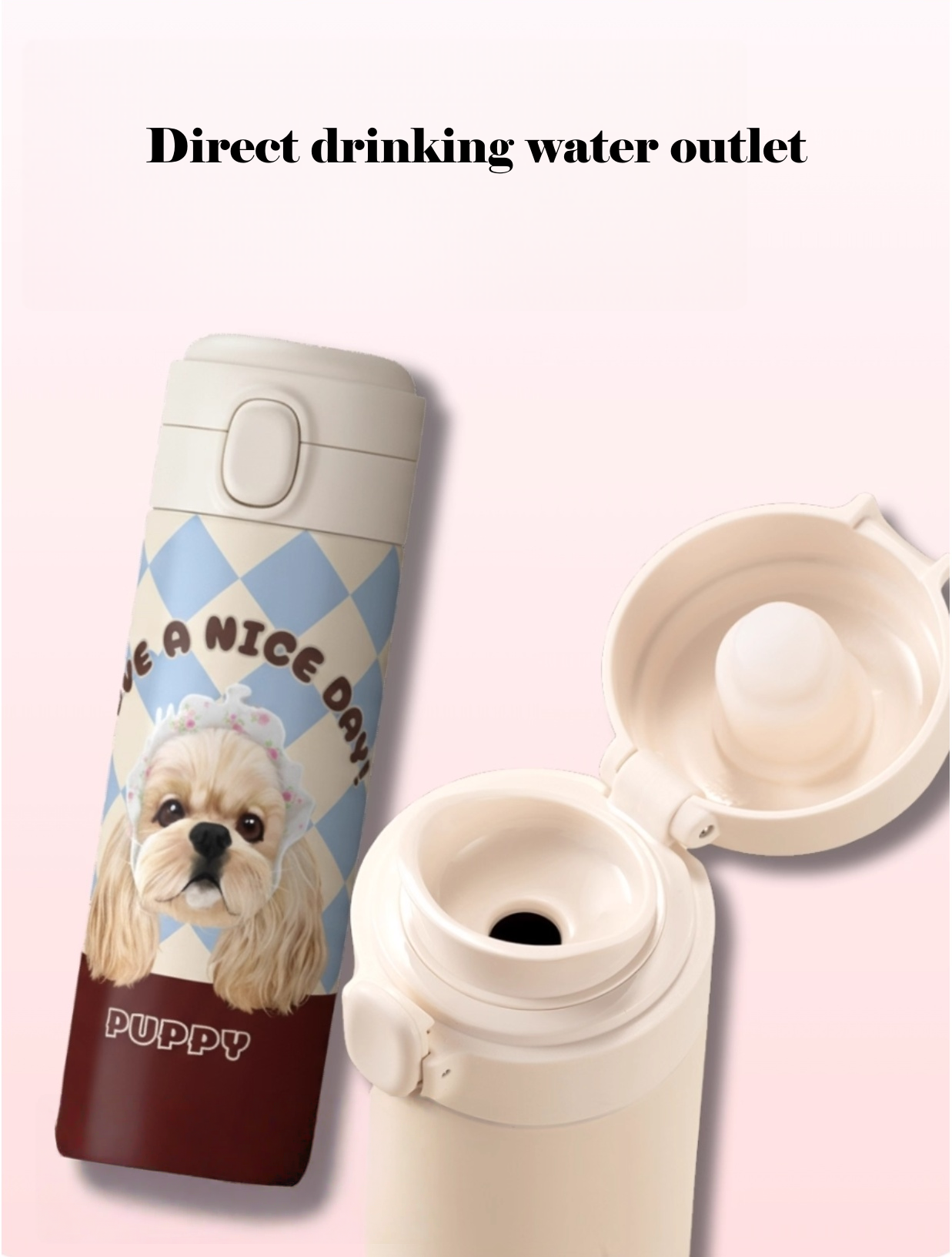 Customised Pet Bottle –  Stainless Steel Design