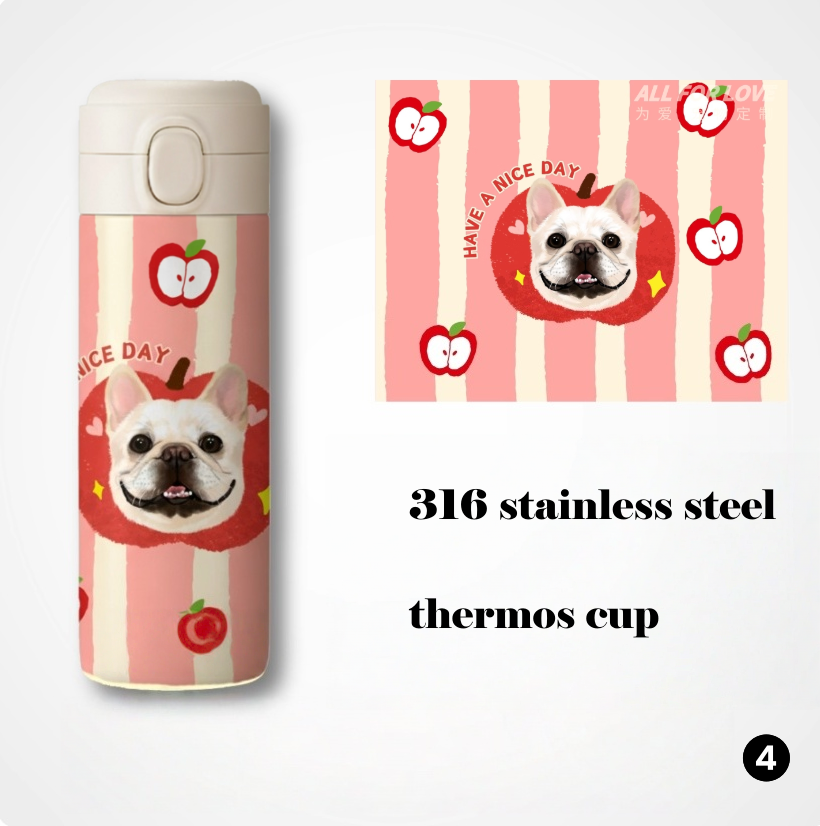 Customised Pet Bottle –  Stainless Steel Design