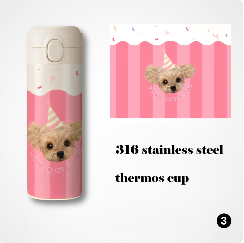 Customised Pet Bottle –  Stainless Steel Design
