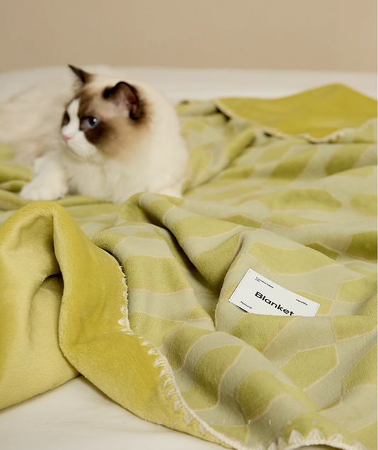 Cozy pets friendly blanket for sofa and bed