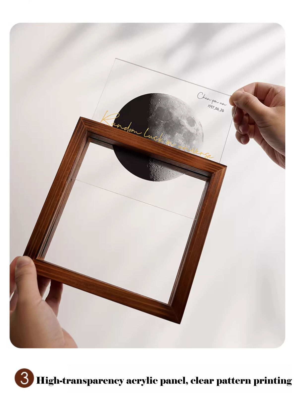 Customized your own moon of your birthday