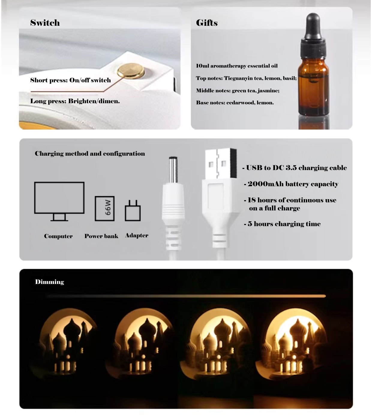 Aroma lamp