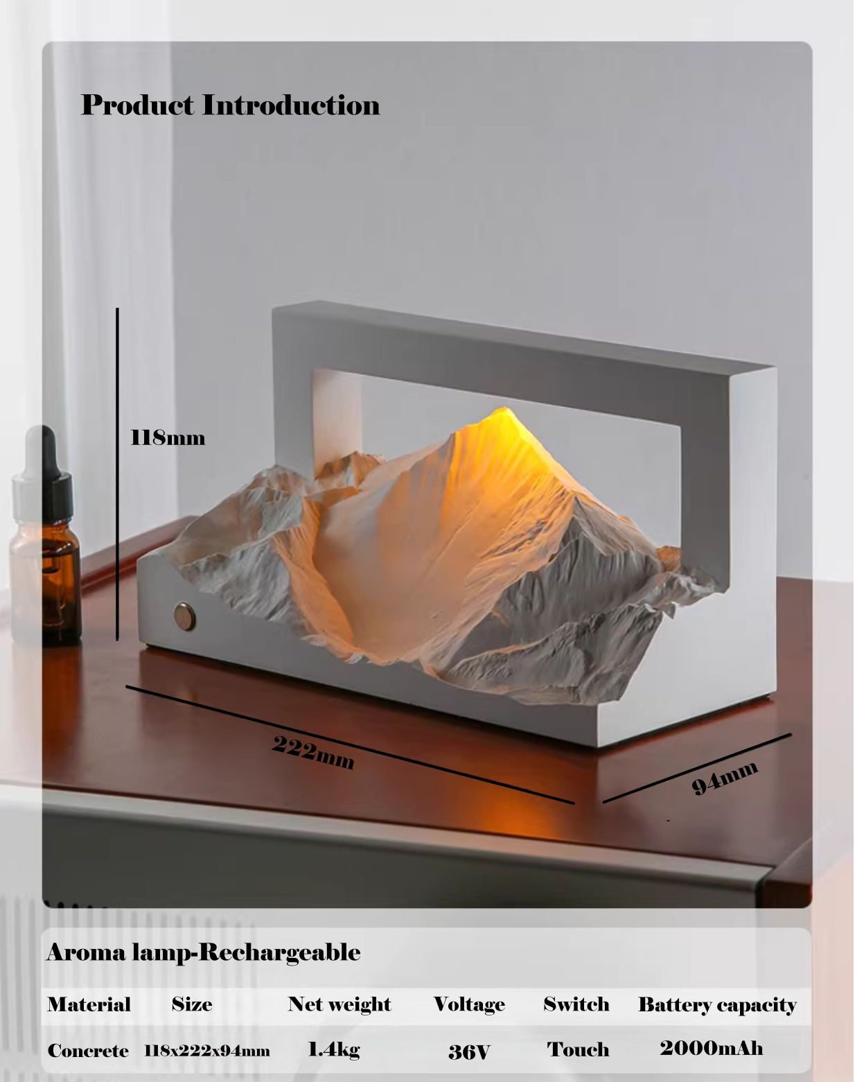 The Moutain aroma lamp