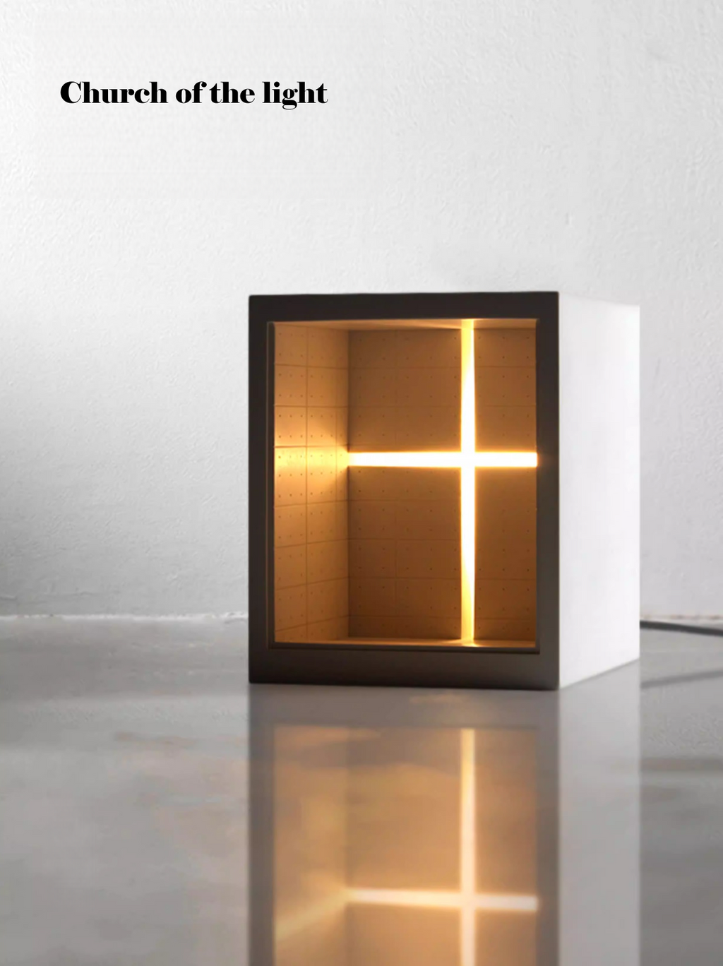 Concrete Church of the Light Table Lamp - image 1