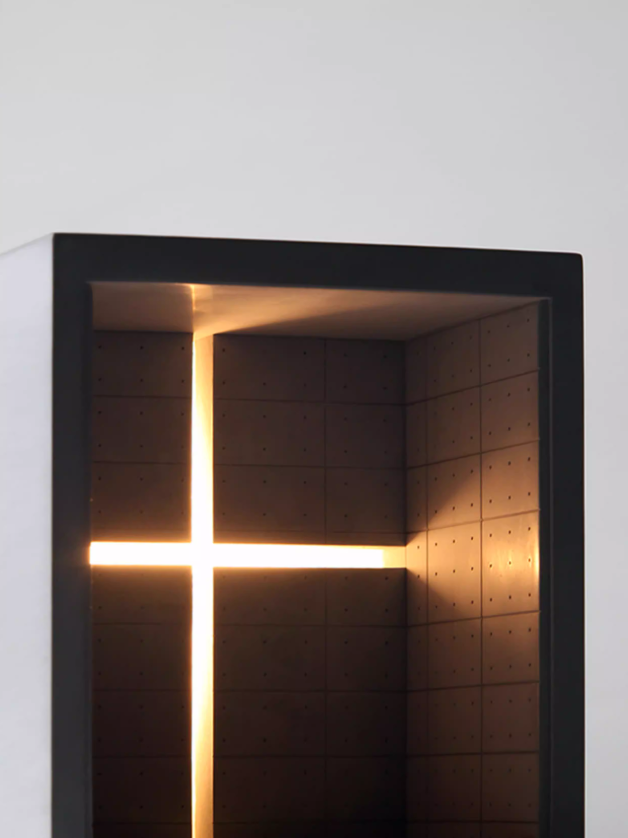 Concrete Church of the Light Table Lamp