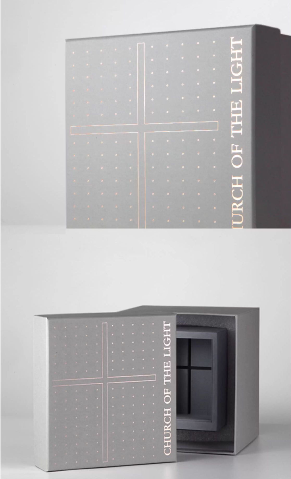 Concrete Church of the Light Table Lamp