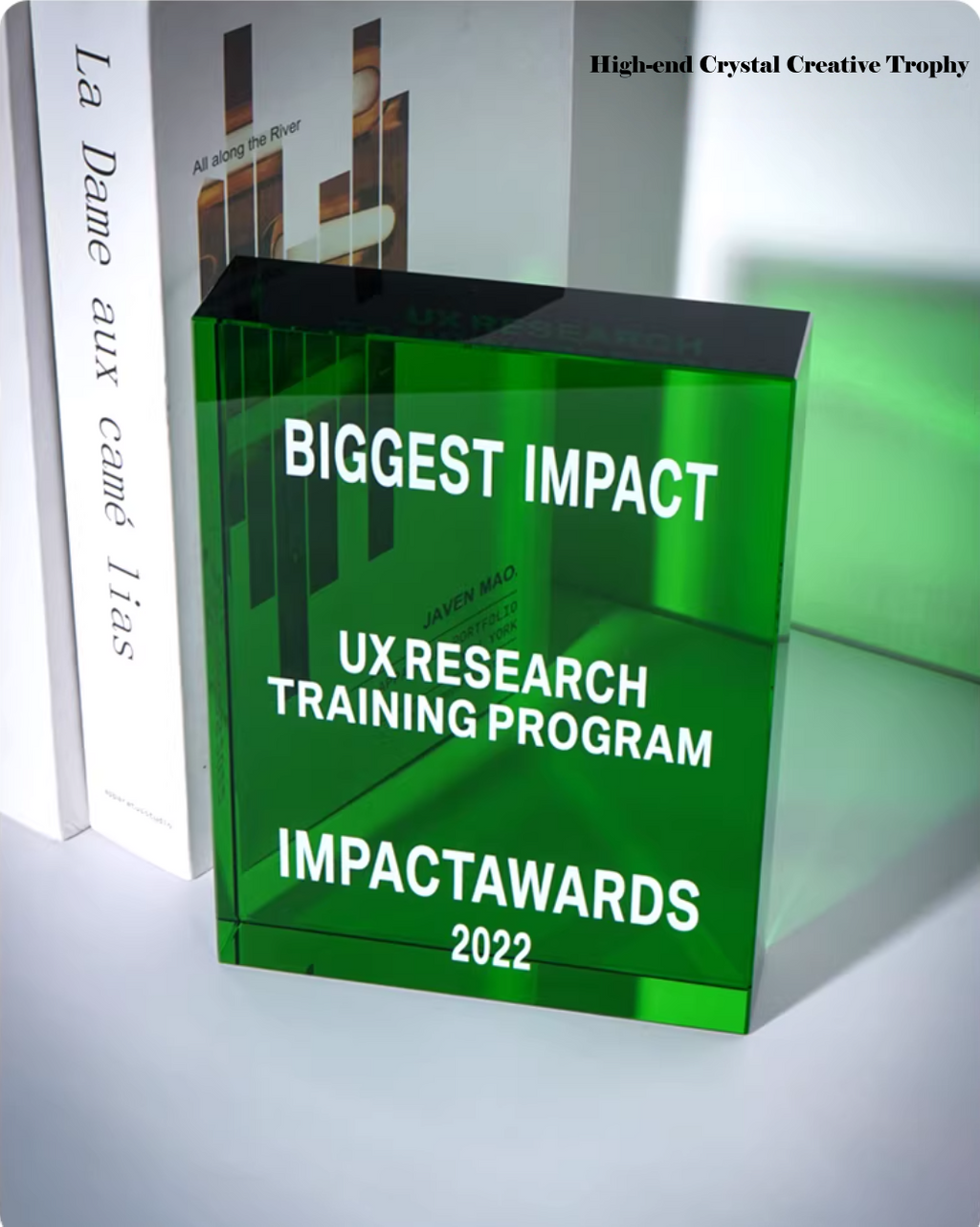 Crystal book trophy - image 5