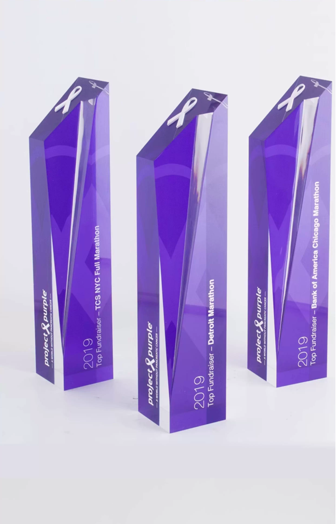 Crystal trophy customized