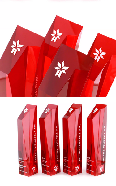Customized & Handmade Crystal Trophy