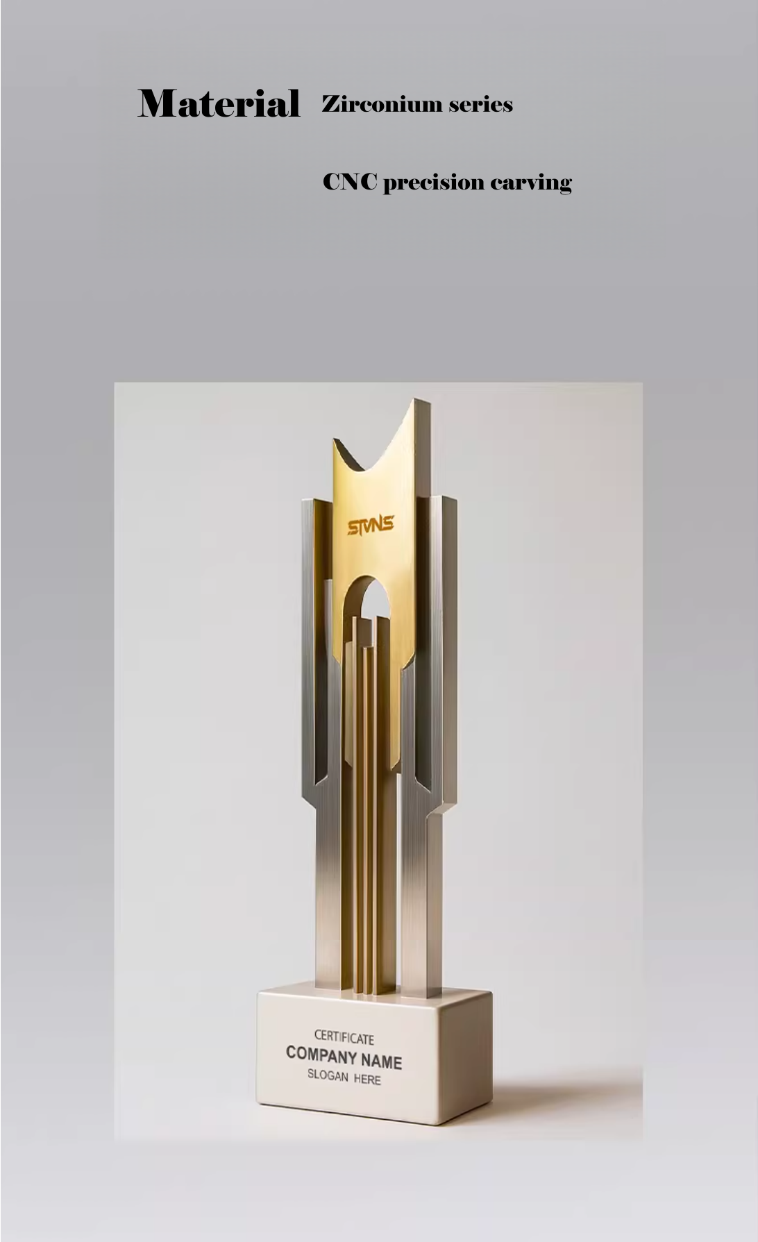 Zirconium Series Metal Trophies