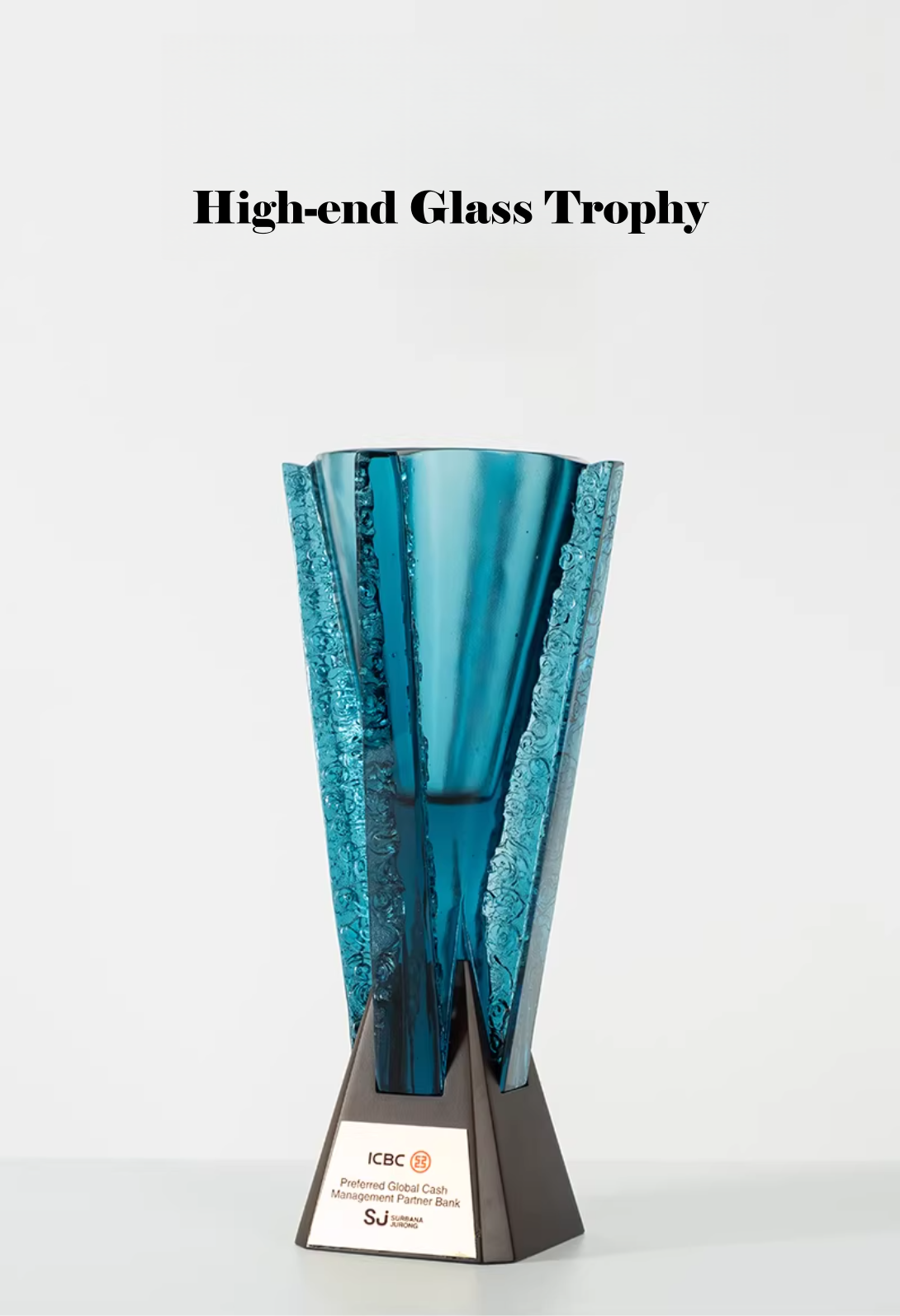 Trophy handmade with ancient glass craftsmanship