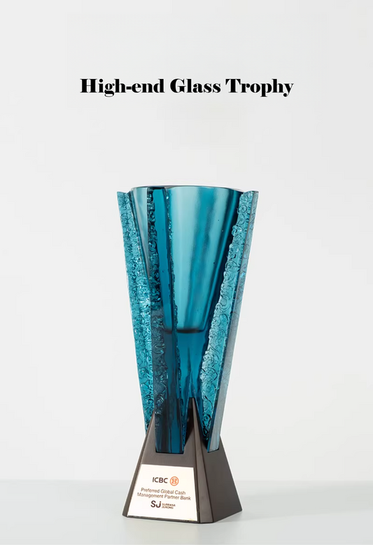 Trophy handmade with ancient glass craftsmanship