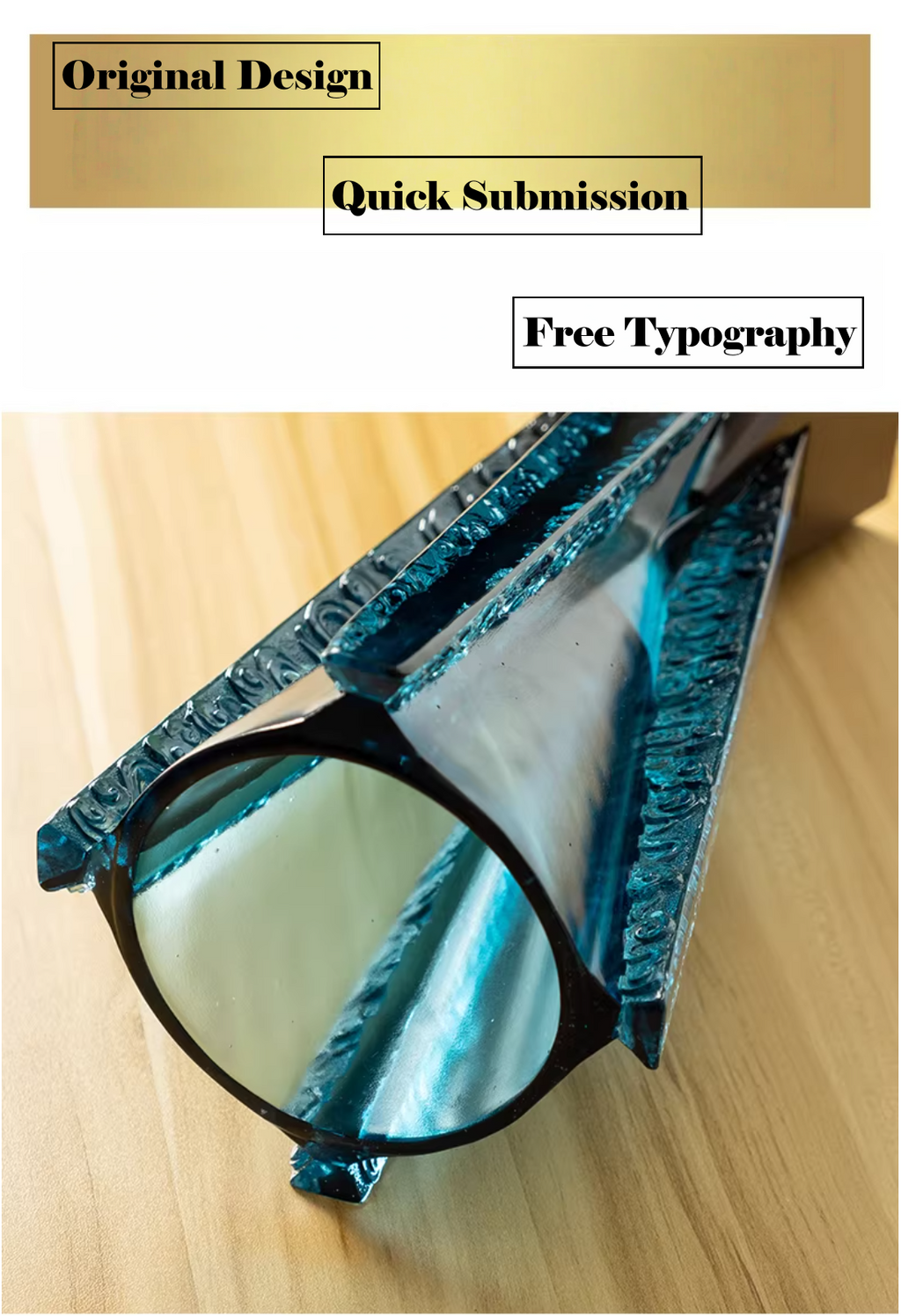 Trophy handmade with ancient glass craftsmanship - image 2