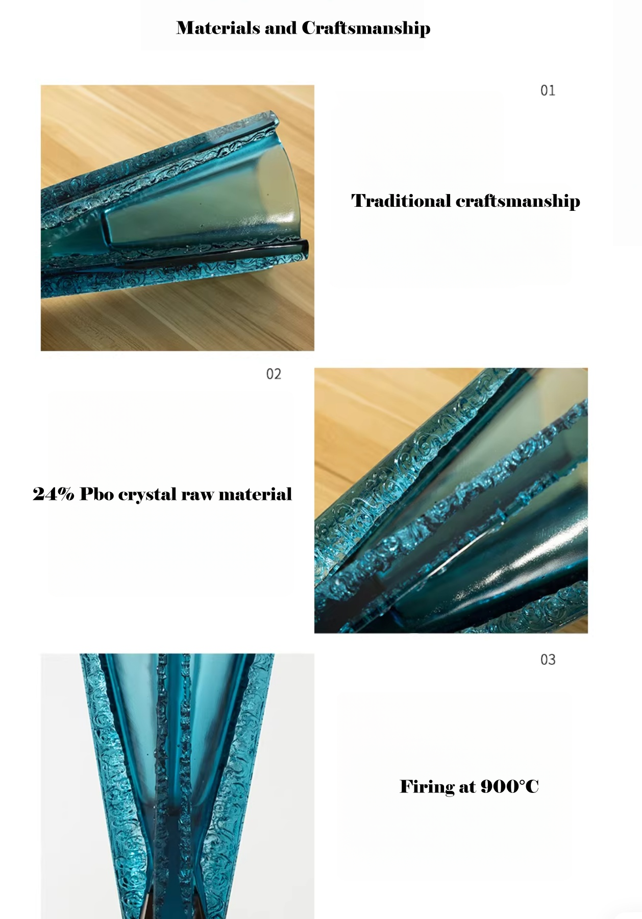 Trophy handmade with ancient glass craftsmanship