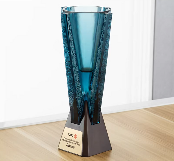 Customized & Handmade Trophy with Ancient Glass Craftsmanship
