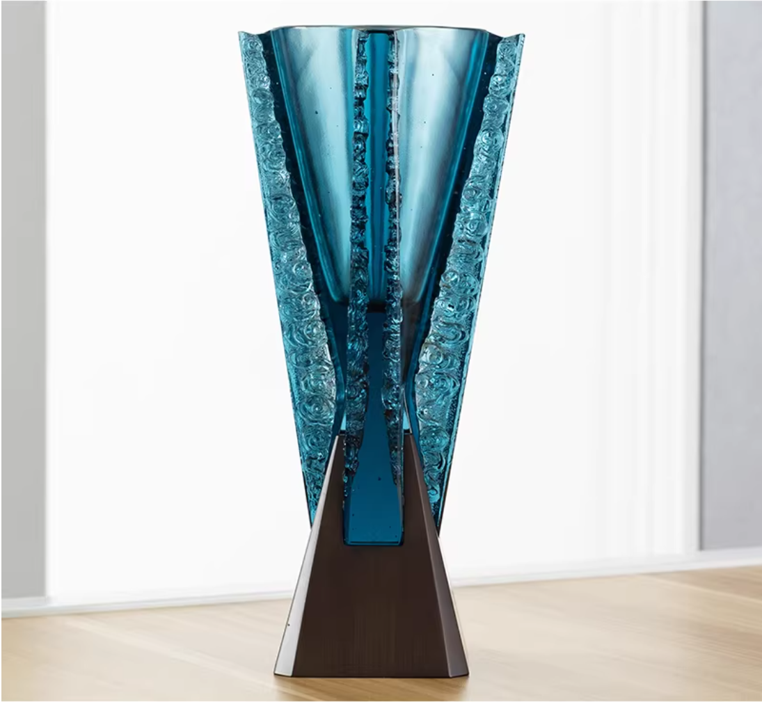 Trophy handmade with ancient glass craftsmanship