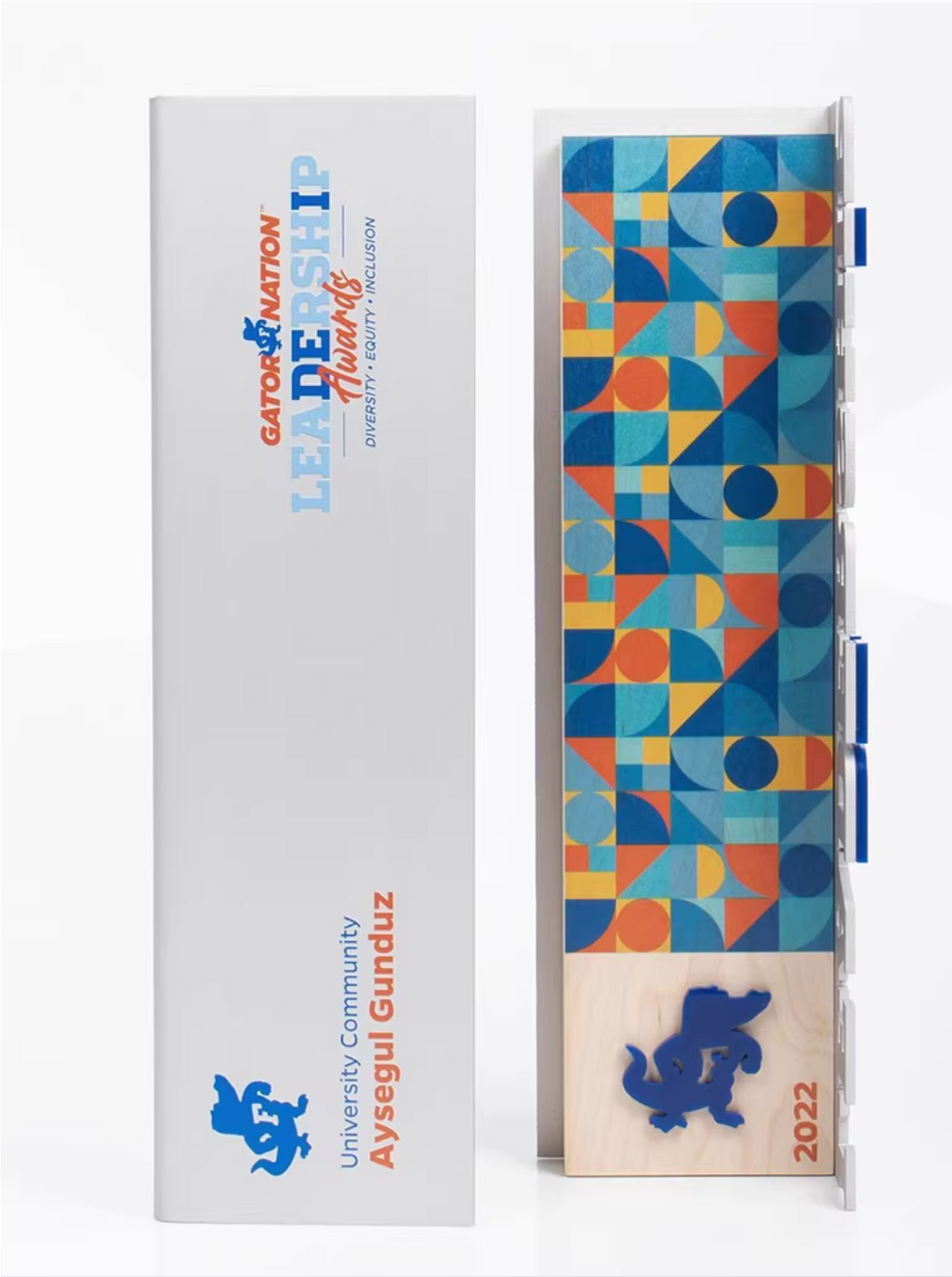 Custom-made 3D logo commemorative trophy by hand - image 3