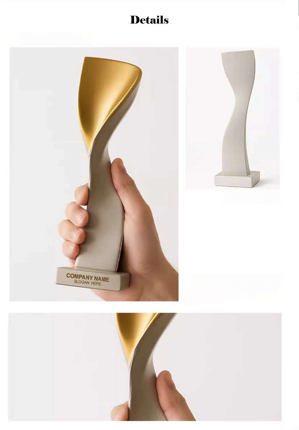 Custom-made logo commemorative trophy - image 3