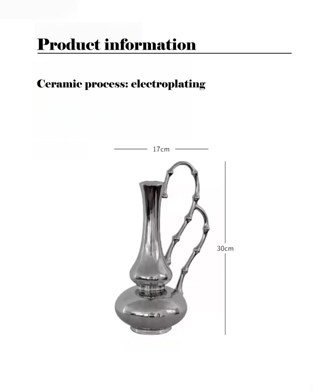 Electroplated Ceramic and Decorative Vase - image 15