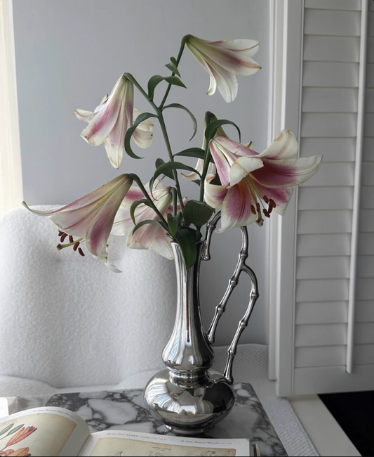 Electroplated Ceramic and Decorative Vase