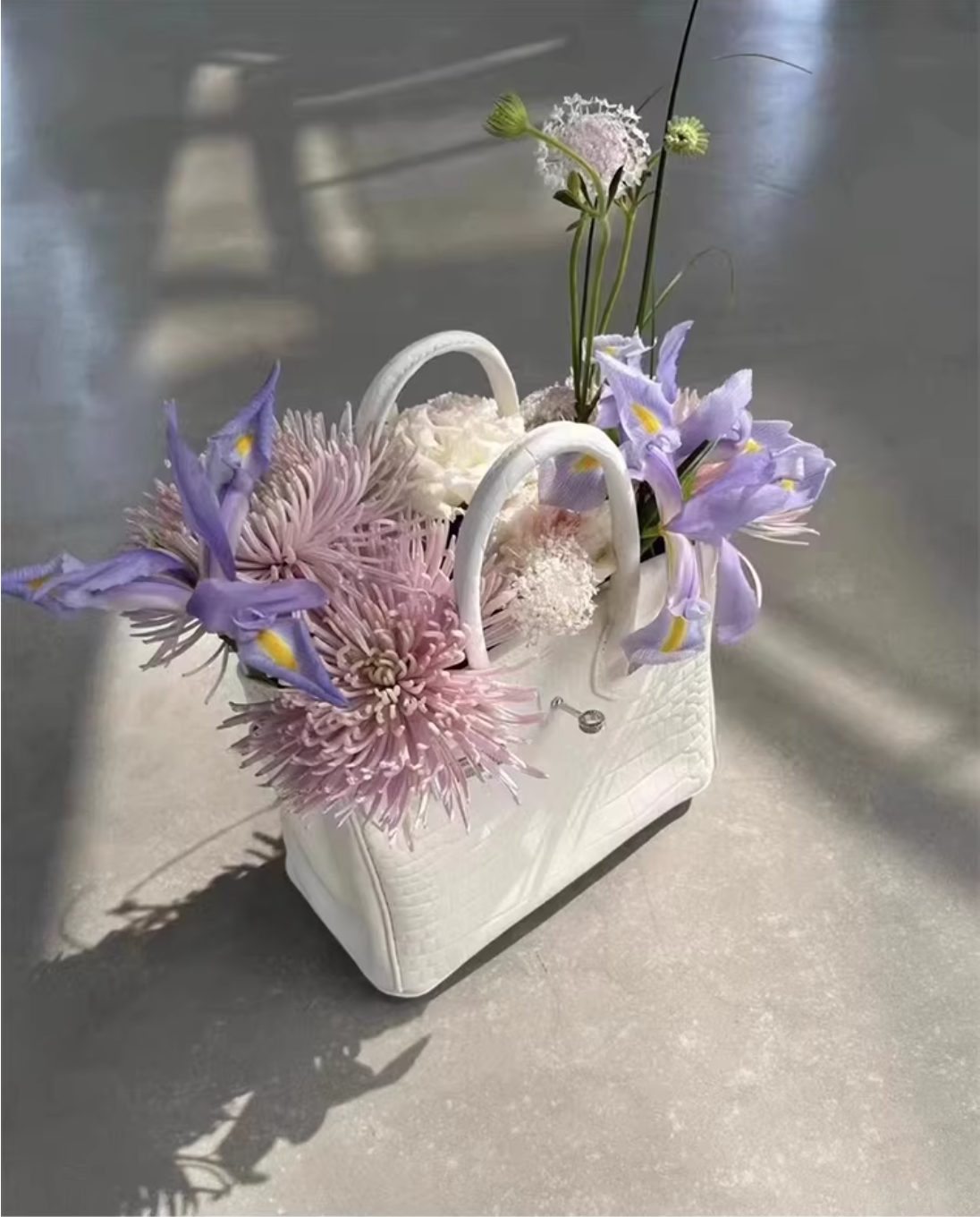 'Hermes Birkin' Style Vase
