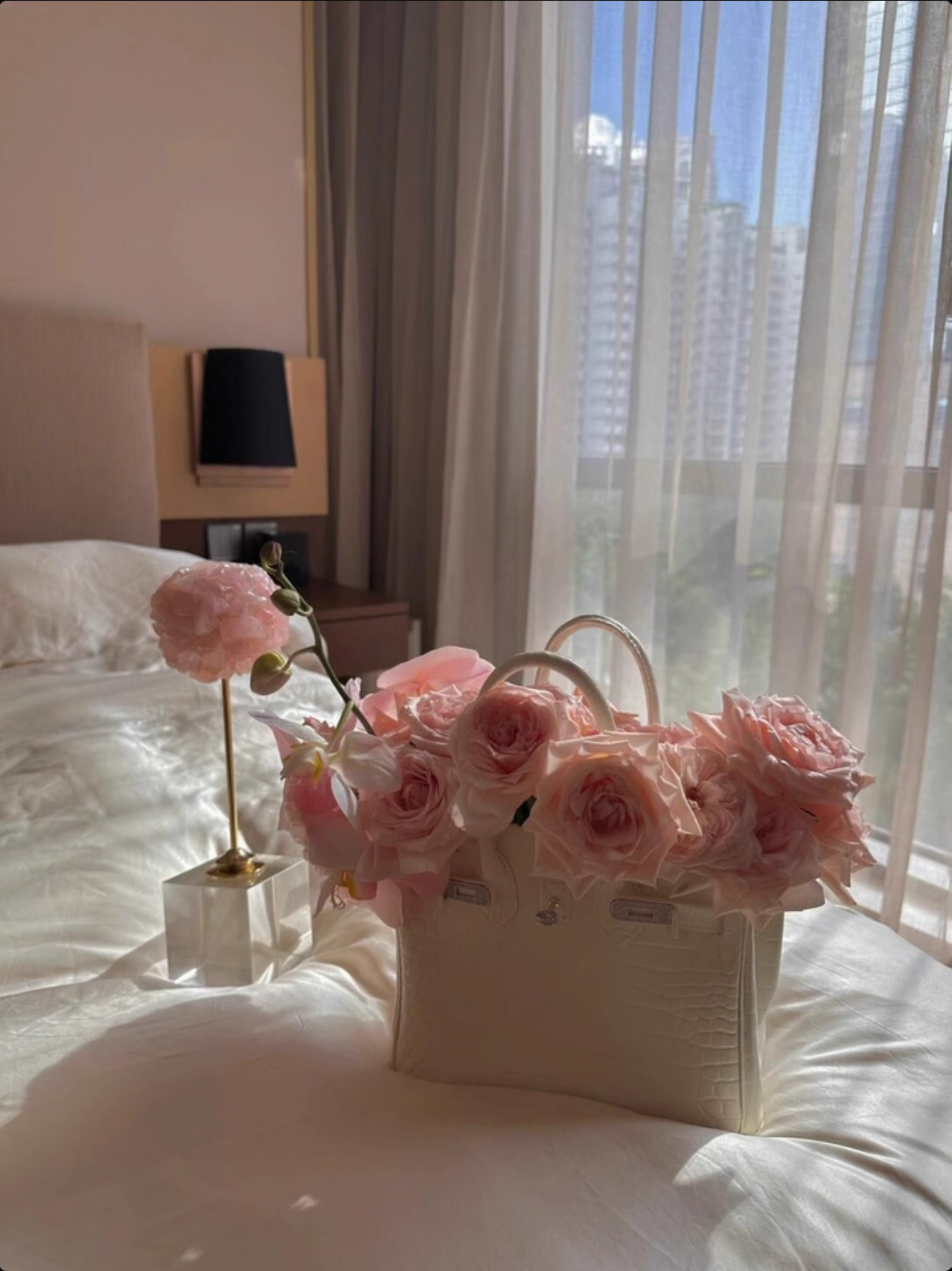'Hermes Birkin' Style Vase