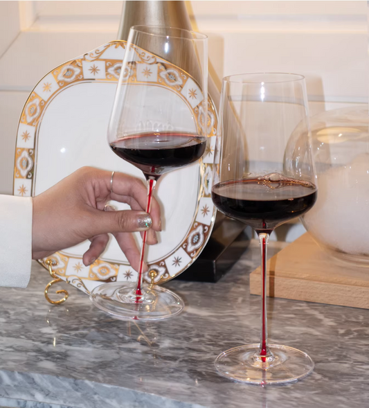 Customized Aphrodite Series Crystal Wine Glasses 'Mason George'