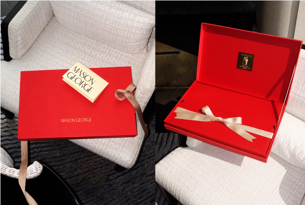 Customized 10-Piece Gilded Fork & Knife Gift Set ‘Mason George' - image 12