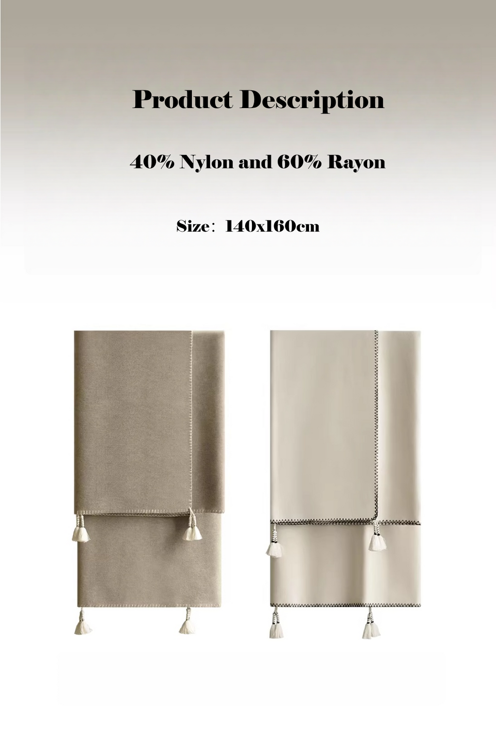 Tassel Home Use & Sofa Throw Blanket - image 7