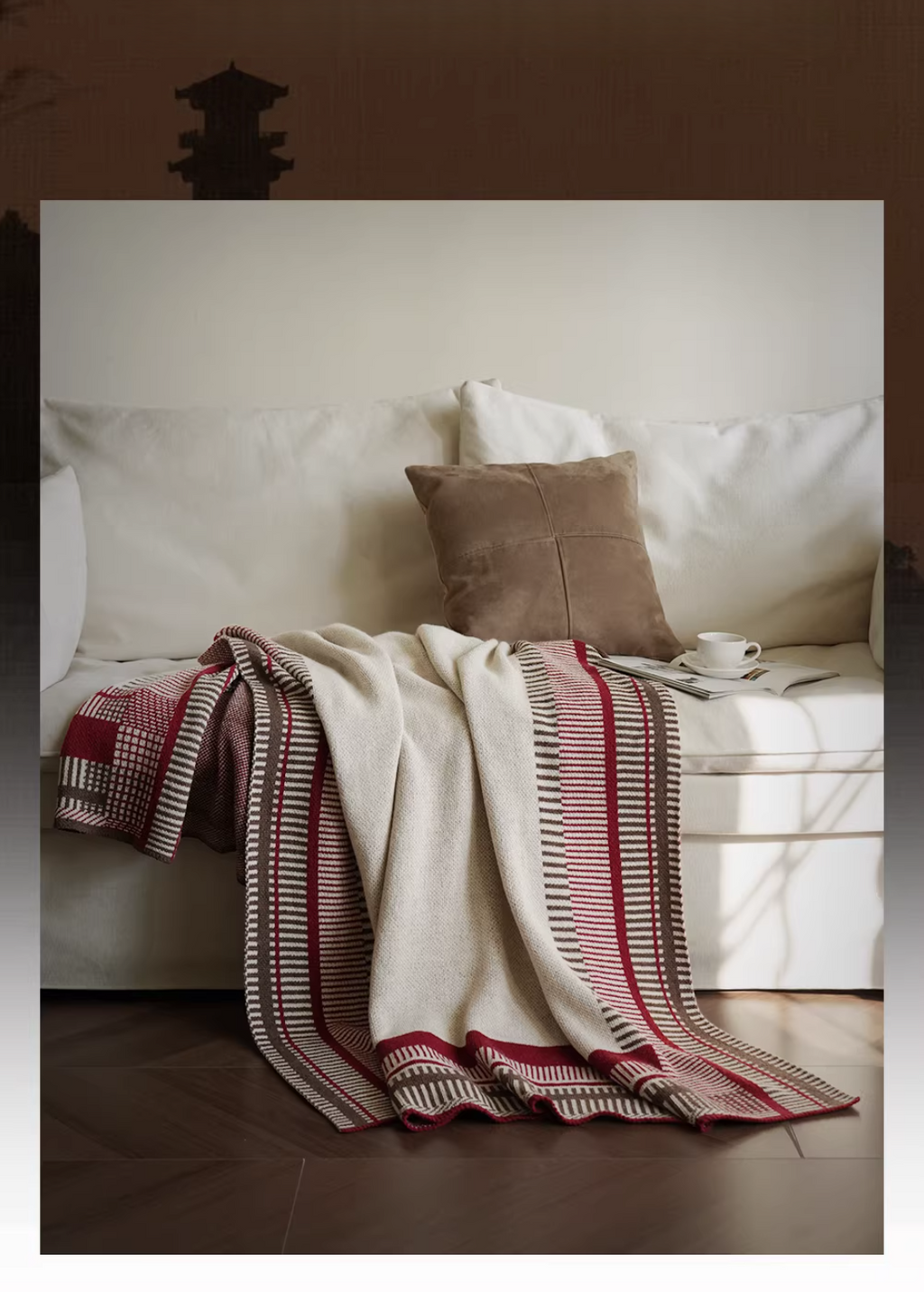 Premium Yarn Knitted, All-Seasons, Home Use & Sofa Throw Blanket - image 6