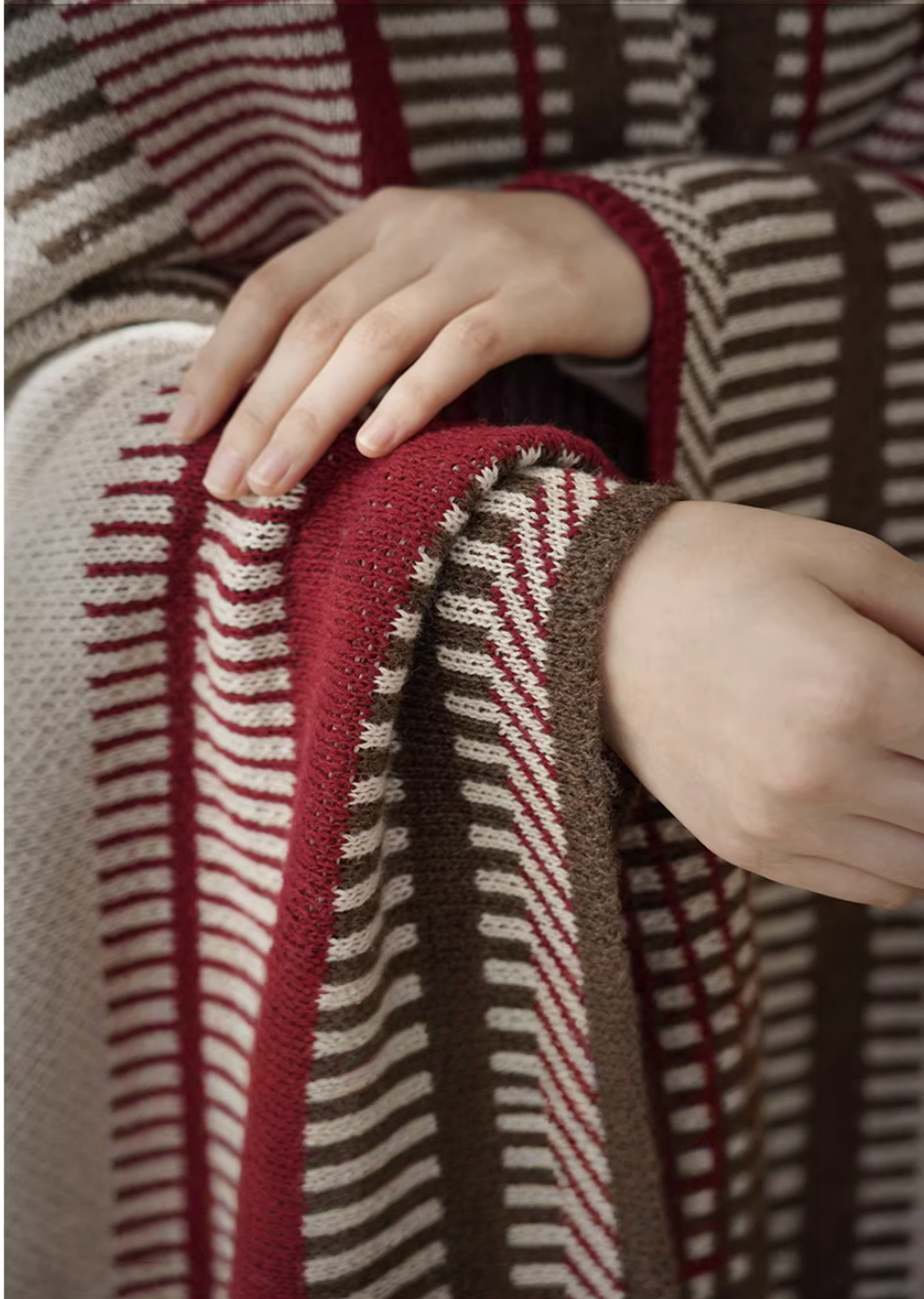 Premium Yarn Knitted, All-Seasons, Home Use & Sofa Throw Blanket