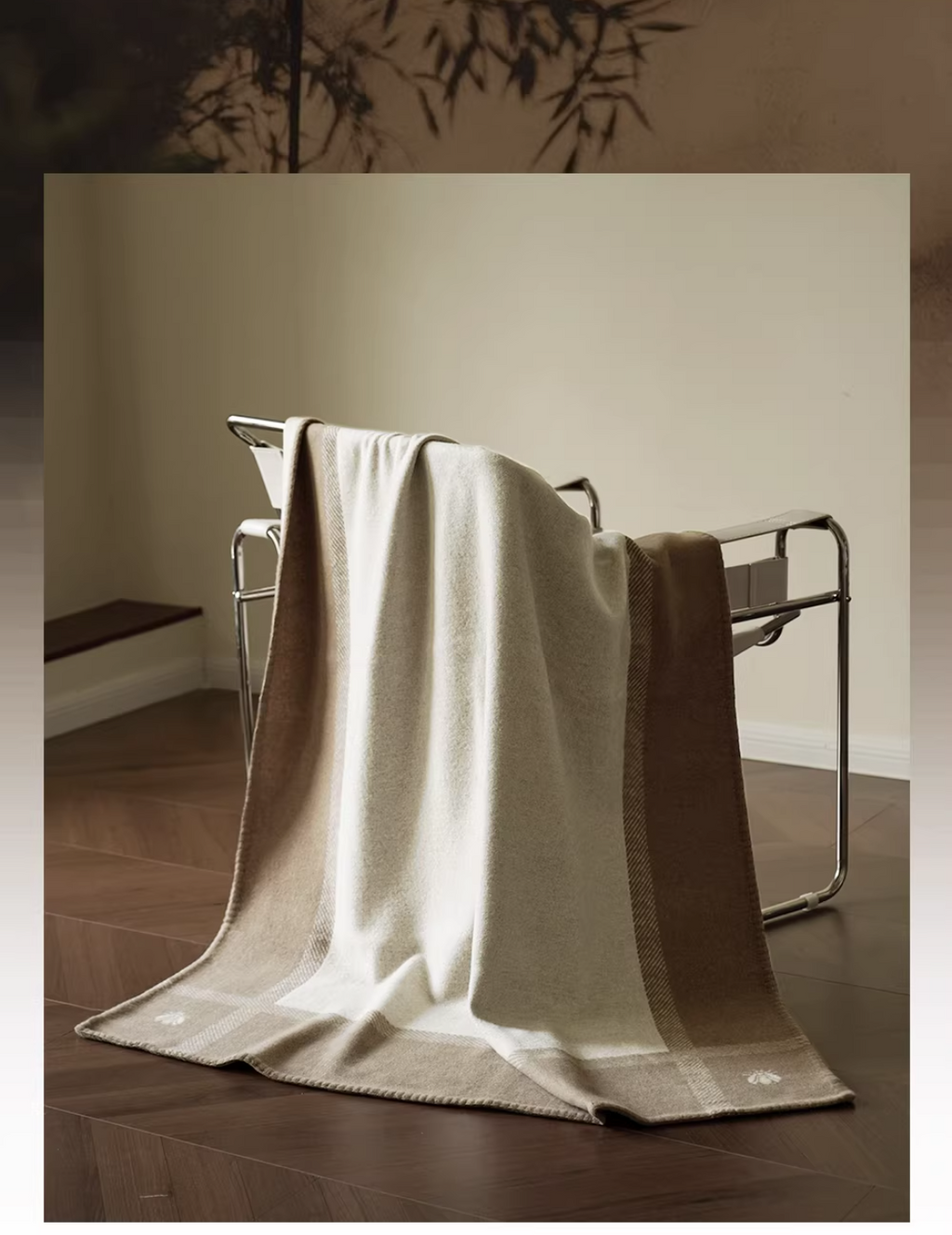 Pure Wool Wabi-Sabi Home Use & Sofa Throw Blanket - image 1
