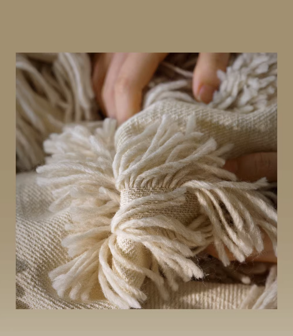 Premium French Oriental Tassel Sofa Home Use & Sofa Throw Blanket - image 10