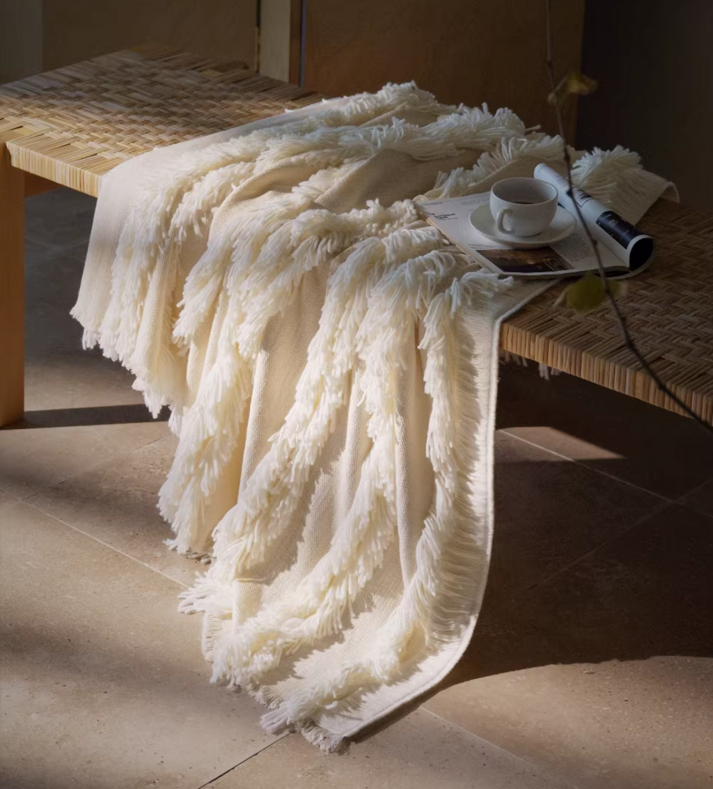 Premium French Oriental Tassel Sofa Home Use & Sofa Throw Blanket - image 4