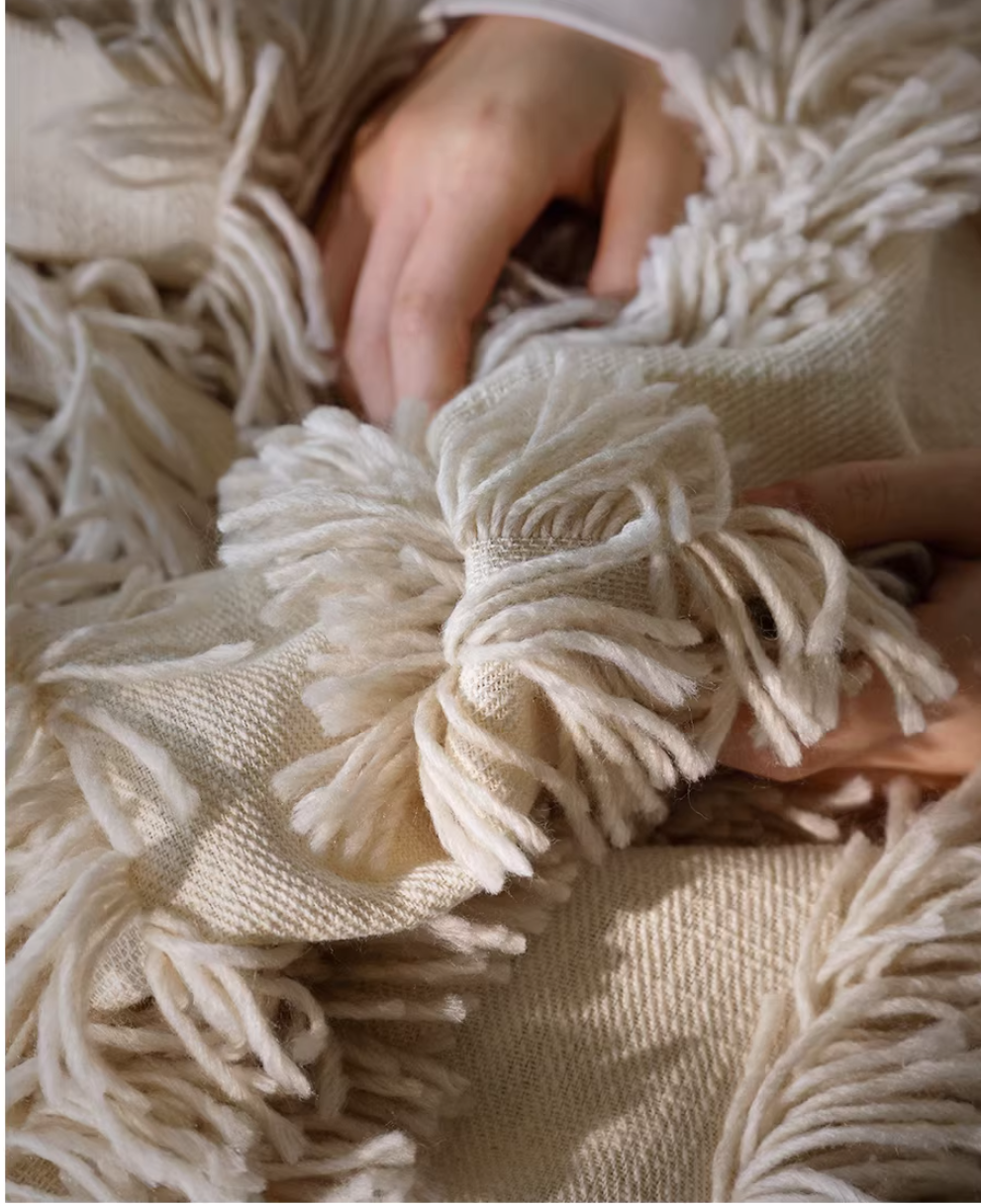 Premium French Oriental Tassel Sofa Home Use & Sofa Throw Blanket