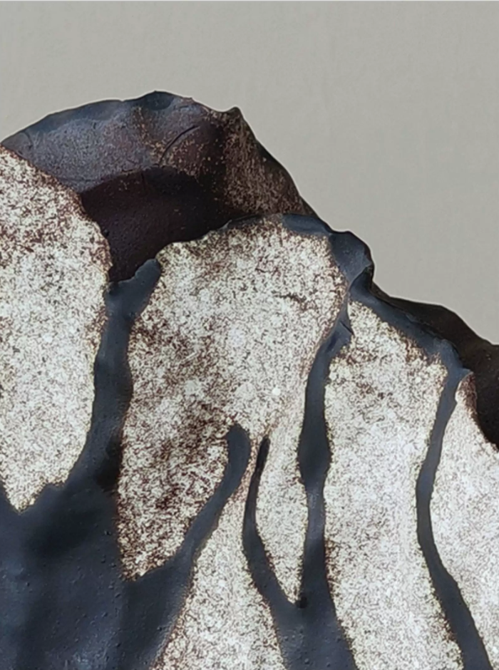 Black Rock Drip Glaze Vase - image 8