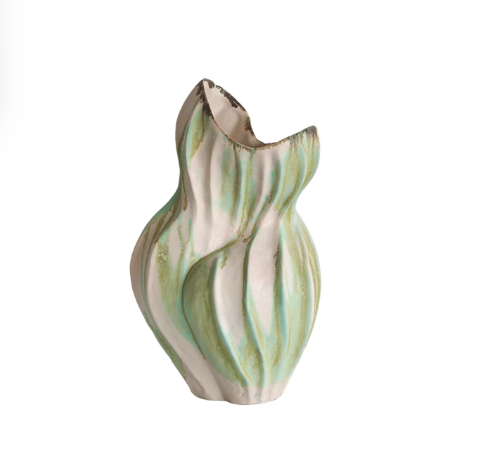 Monet Garden Drip Glaze Ceramic Vase - image 11