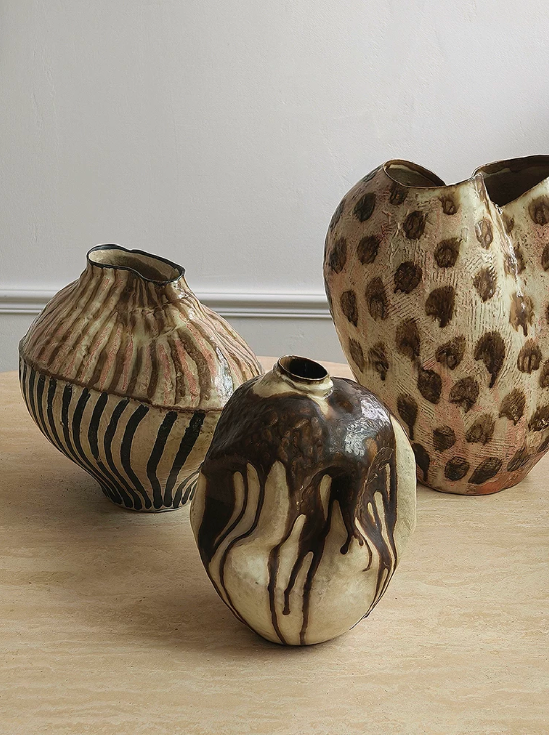 Natural Drip Glaze Ceramic Vase