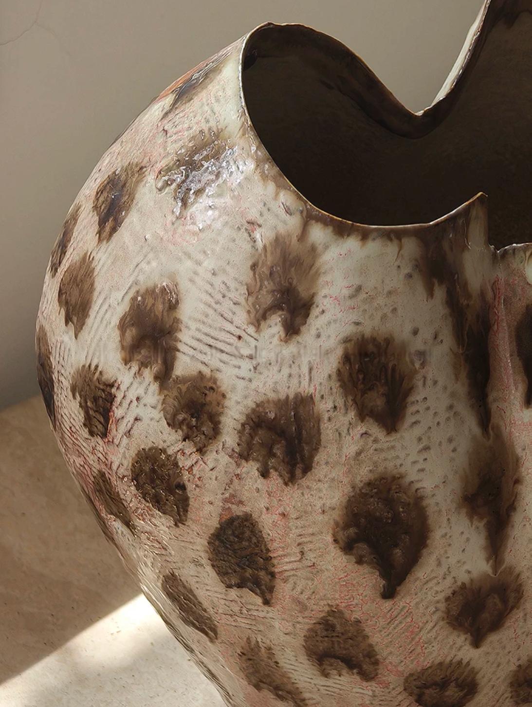 Natural Drip Glaze Ceramic Vase