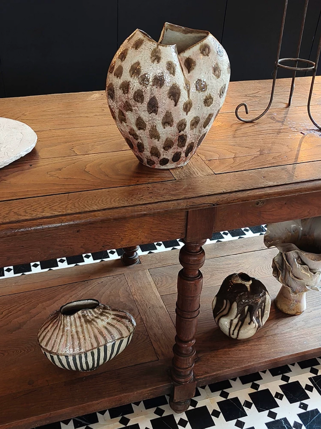 Natural Drip Glaze Ceramic Vase - image 11
