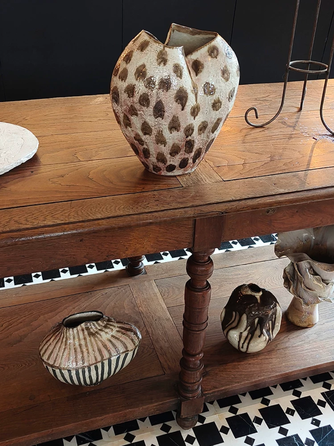 Natural Drip Glaze Ceramic Vase